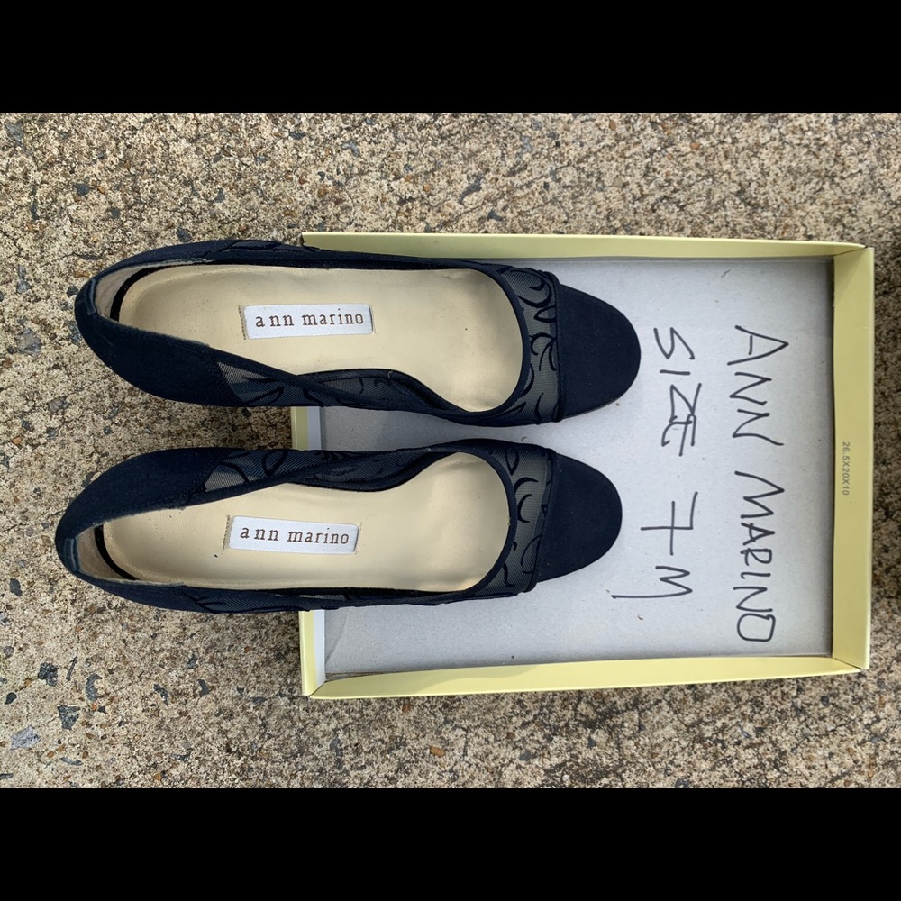 Ann Marino Blue shoes